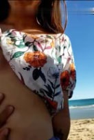 海边度假忍不住激情野战!女友浪叫盖过海潮,比大海还放荡!